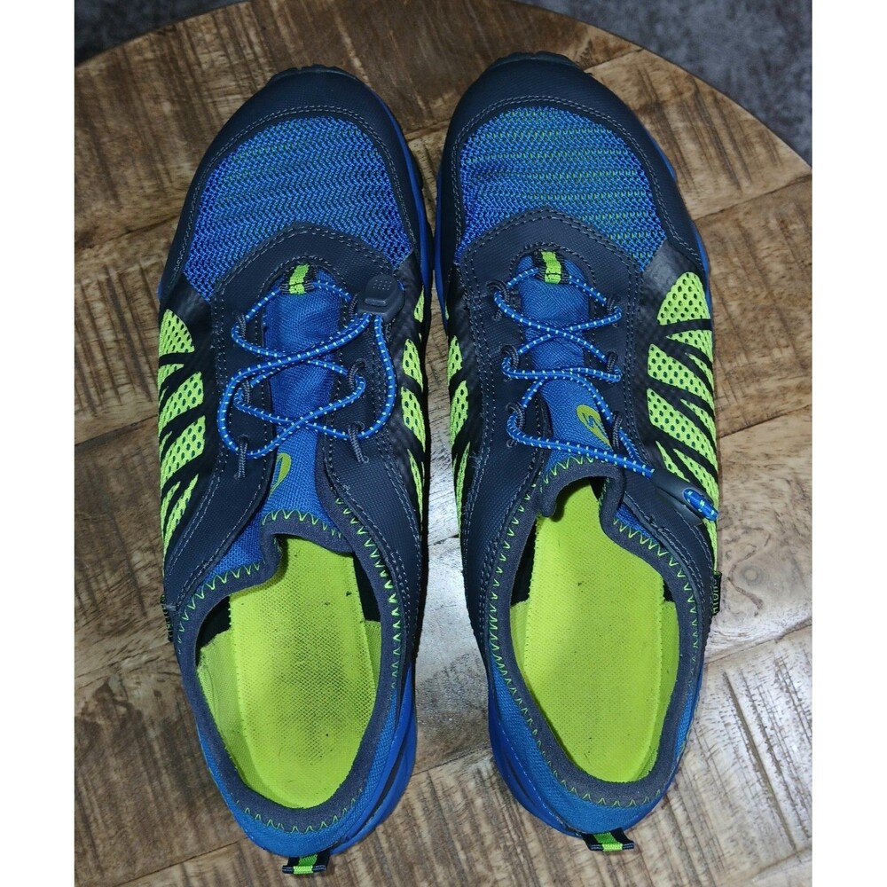 Merrell ML-BOYS HYDRORUN 2.0 Water Trail Shoes Blue Neon Yellow Size US 6M EU 37 - Picture 7 of 16